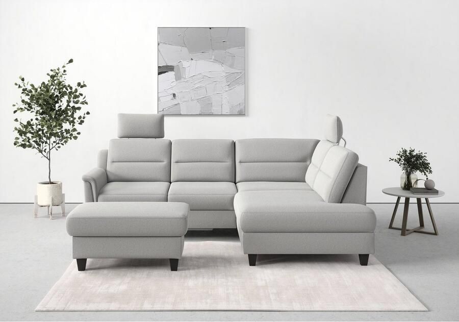 Sit&more Hocker met bergruimte Farö met bergruimte en binnenvering en wengékleurige poten - Foto 4
