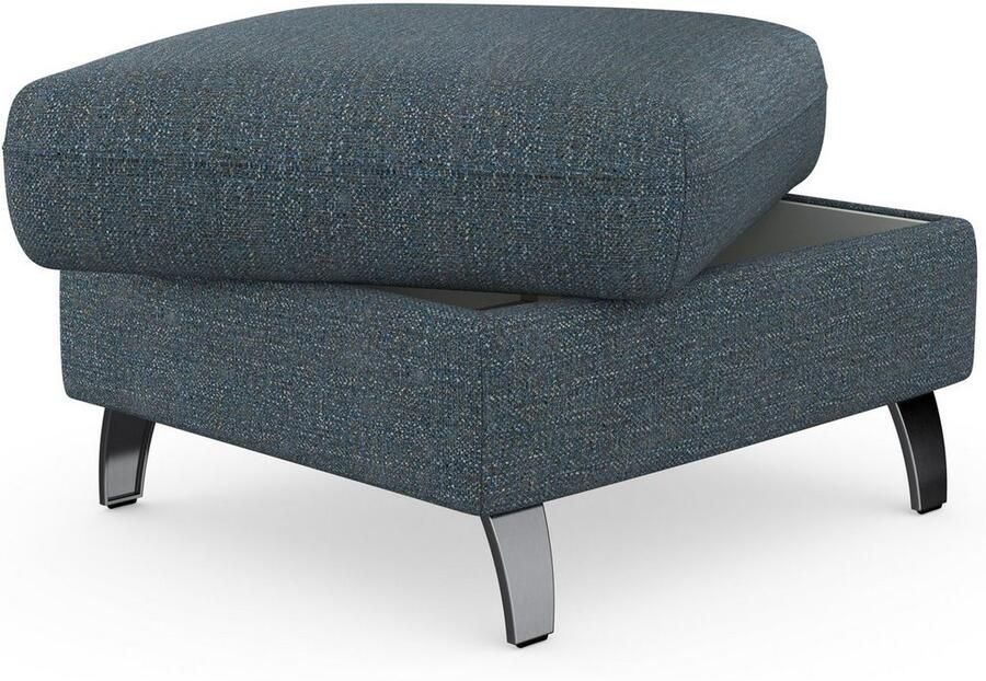 Sit&more Hocker met bergruimte Grenoble met bergruimte en gesatineerde poten - Foto 4