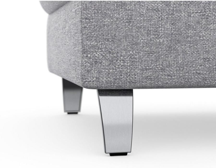 Sit&more Hocker met bergruimte Grenoble met bergruimte en gesatineerde poten - Foto 3