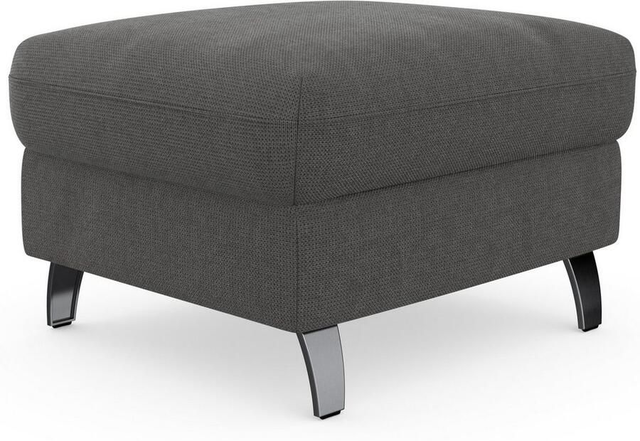 Sit&more Hocker met bergruimte Grenoble met bergruimte en gesatineerde poten - Foto 4