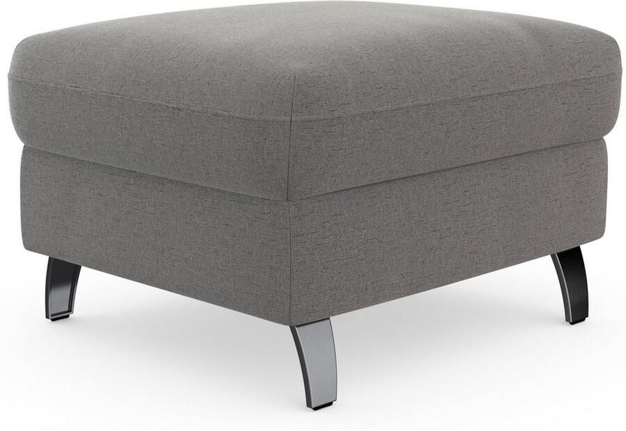 Sit&more Hocker met bergruimte Grenoble met bergruimte en gesatineerde poten - Foto 4