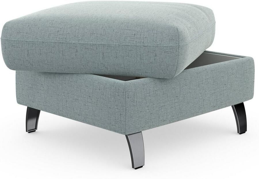 Sit&more Hocker met bergruimte Grenoble met bergruimte en gesatineerde poten - Foto 4