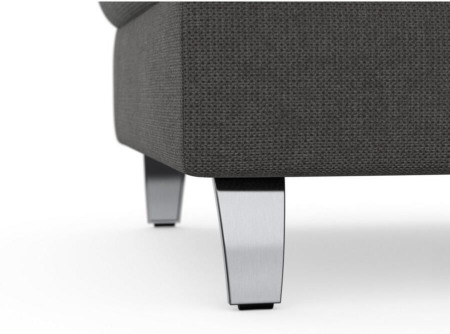 Sit&more Hocker met bergruimte Grenoble met bergruimte en gesatineerde poten - Foto 3