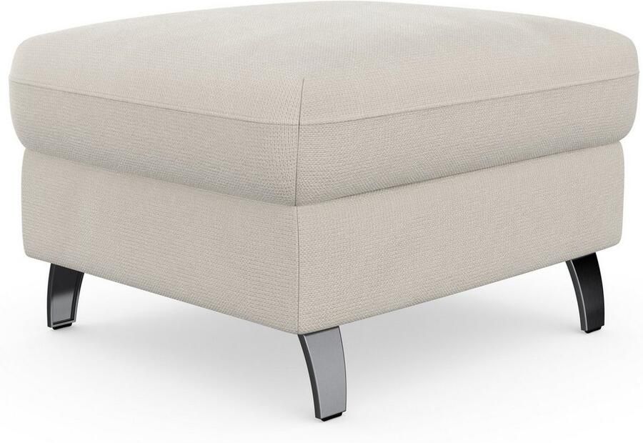 Sit&more Hocker met bergruimte Grenoble met bergruimte en gesatineerde poten - Foto 4