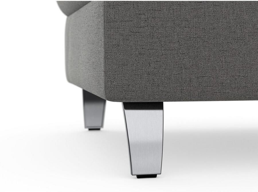 Sit&more Hocker met bergruimte Grenoble met bergruimte en gesatineerde poten - Foto 3