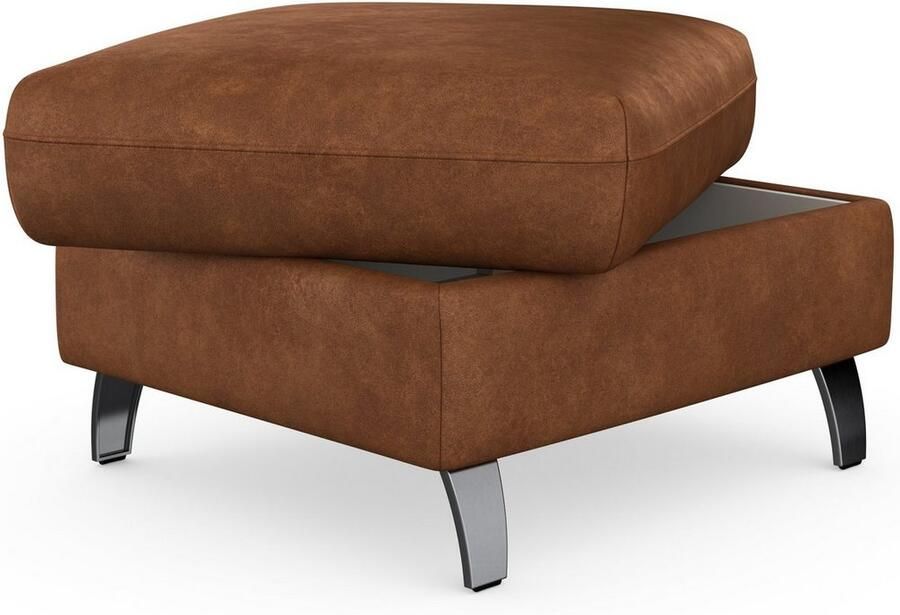 Sit&more Hocker met bergruimte Grenoble met bergruimte en gesatineerde poten - Foto 6