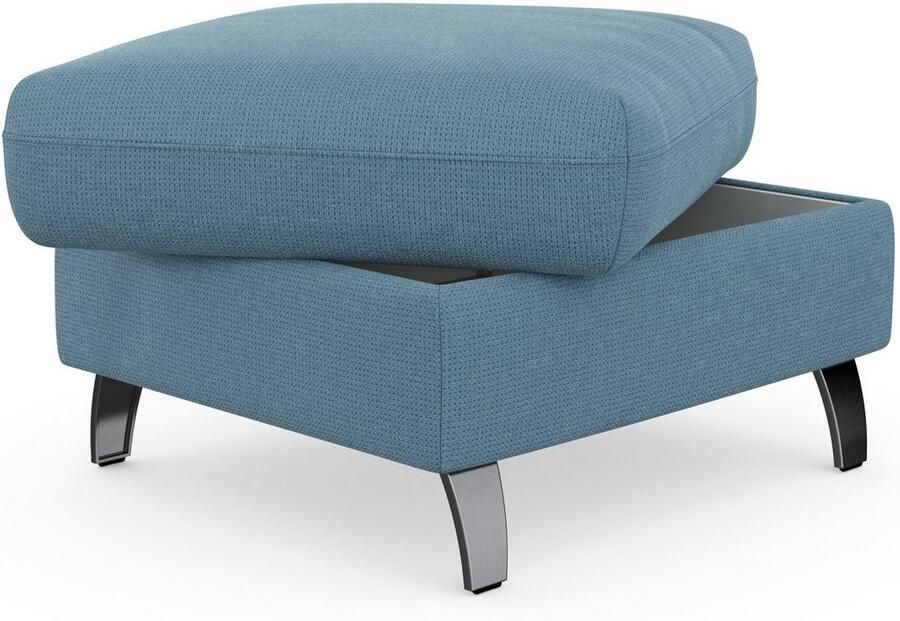 Sit&more Hocker met bergruimte Grenoble met bergruimte en gesatineerde poten - Foto 4