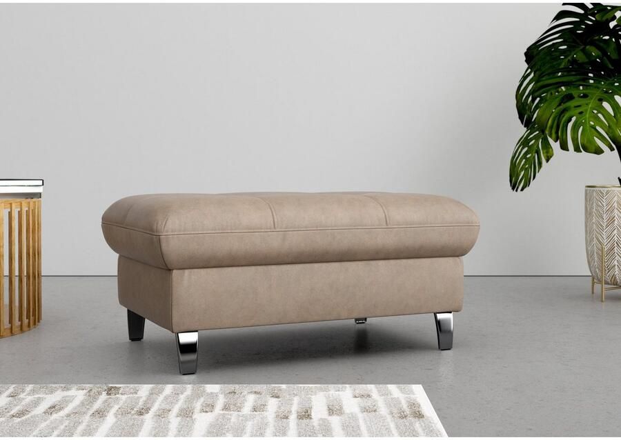 Sit&more Hocker met bergruimte Maggiore met bergruimte en moderne metalen poten - Foto 4