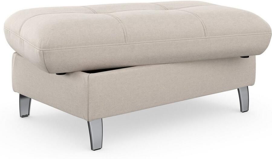 Sit&more Hocker met bergruimte Maggiore met bergruimte en moderne metalen poten - Foto 7