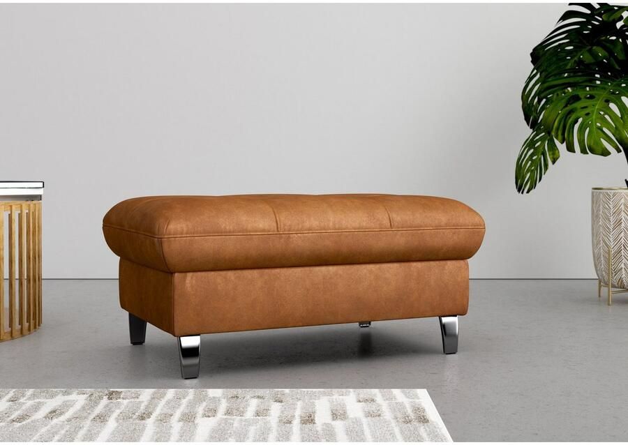 Sit&more Hocker met bergruimte Maggiore met bergruimte en moderne metalen poten - Foto 4