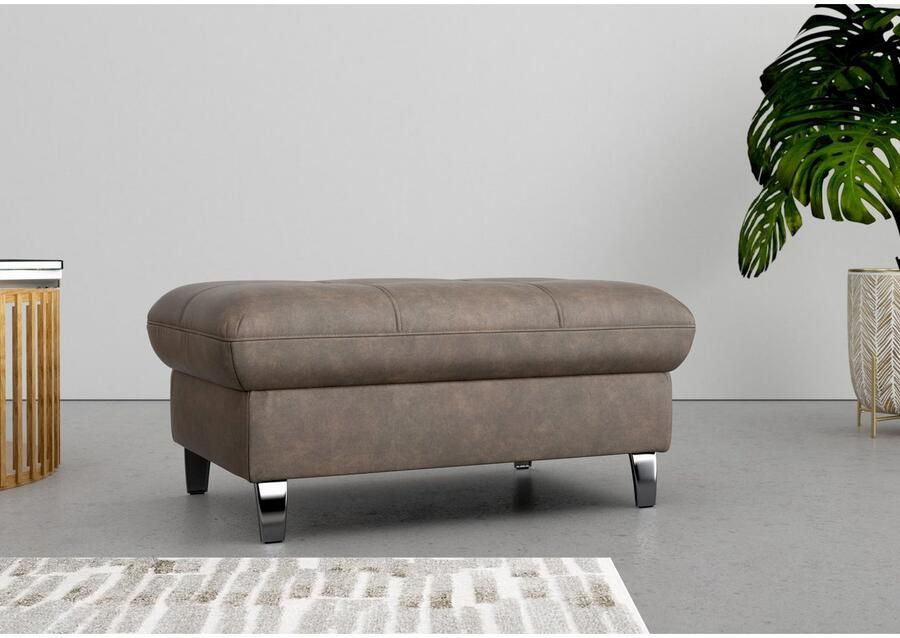 Sit&more Hocker met bergruimte Maggiore met bergruimte en moderne metalen poten - Foto 4