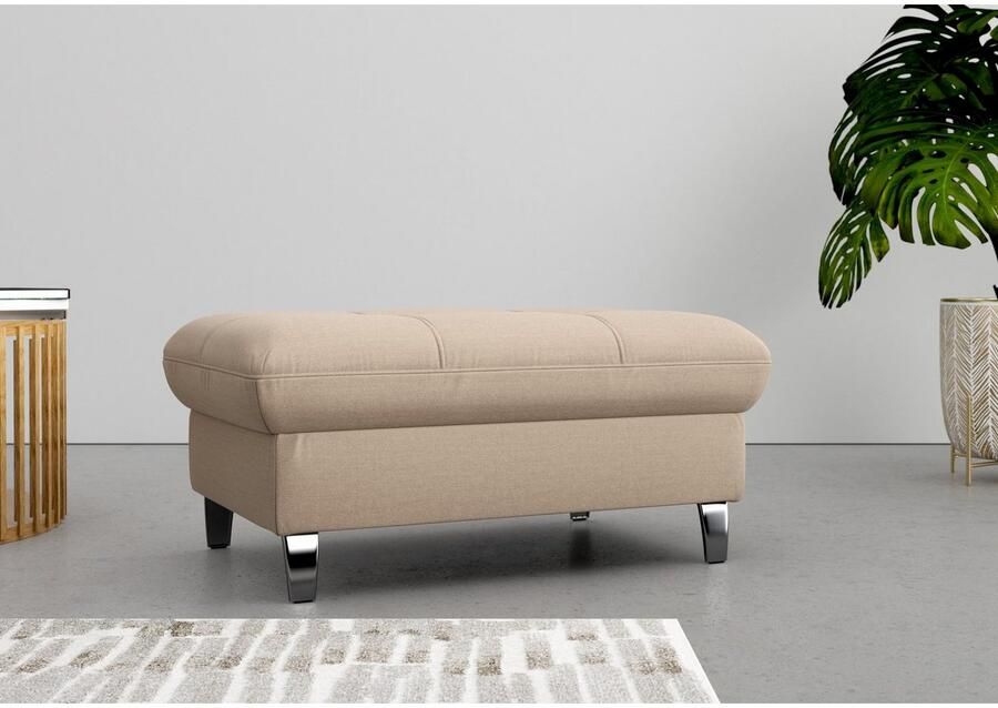 Sit&more Hocker met bergruimte Maggiore met bergruimte en moderne metalen poten - Foto 4