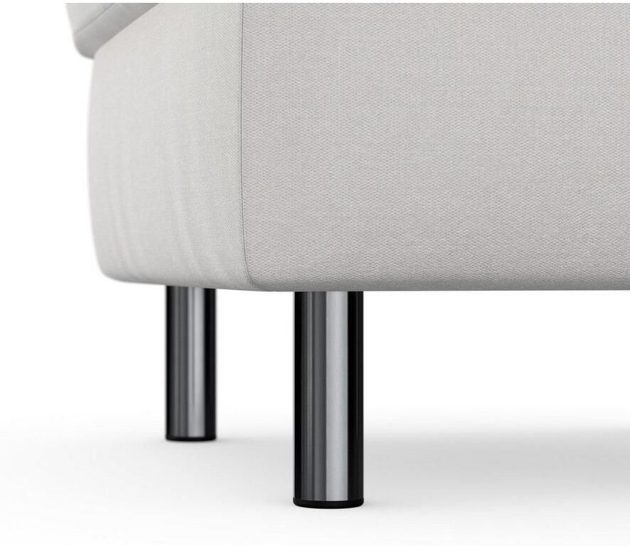 Sit&more Hocker met bergruimte Sinatra Zitoppervlak is afneembaar chroomkleurige metalen poten