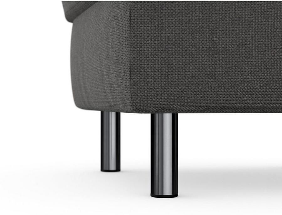 Sit&more Hocker met bergruimte Sinatra Zitoppervlak is afneembaar chroomkleurige metalen poten - Foto 4