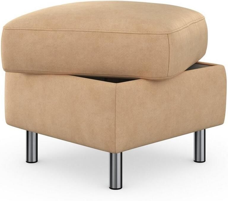 Sit&more Hocker met bergruimte Sinatra Zitoppervlak is afneembaar chroomkleurige metalen poten - Foto 8