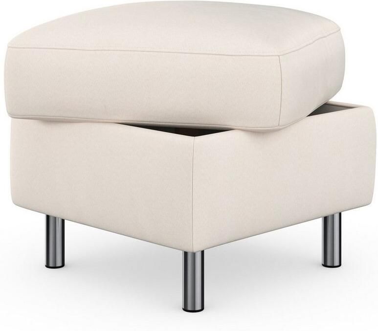 Sit&more Hocker met bergruimte Sinatra Zitoppervlak is afneembaar chroomkleurige metalen poten - Foto 8