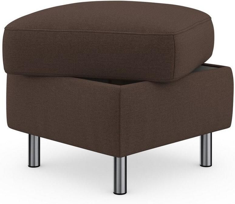 Sit&more Hocker met bergruimte Sinatra Zitoppervlak is afneembaar chroomkleurige metalen poten - Foto 8