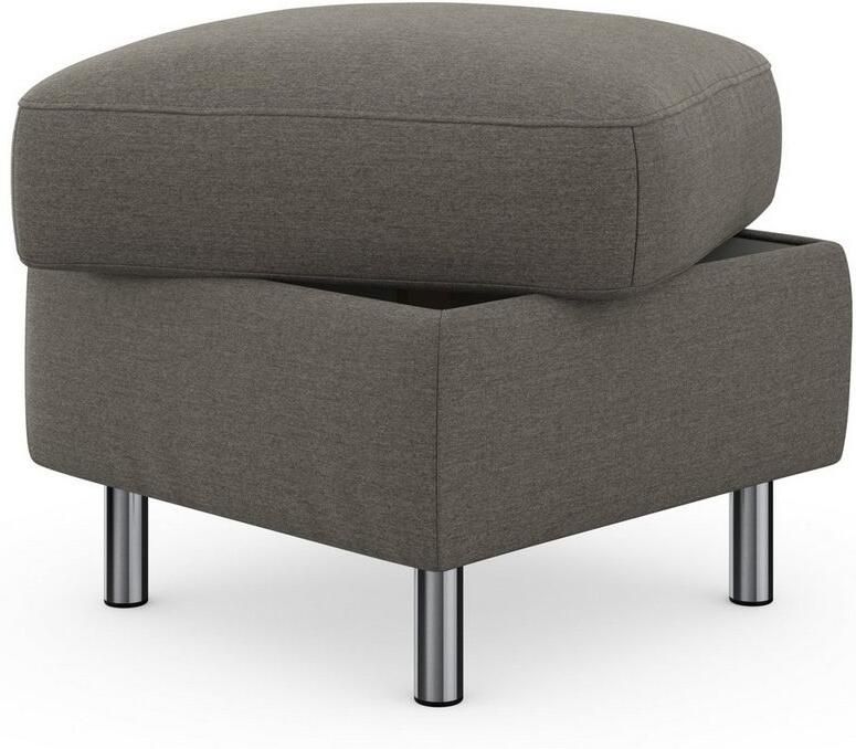 Sit&more Hocker met bergruimte Sinatra Zitoppervlak is afneembaar chroomkleurige metalen poten - Foto 8