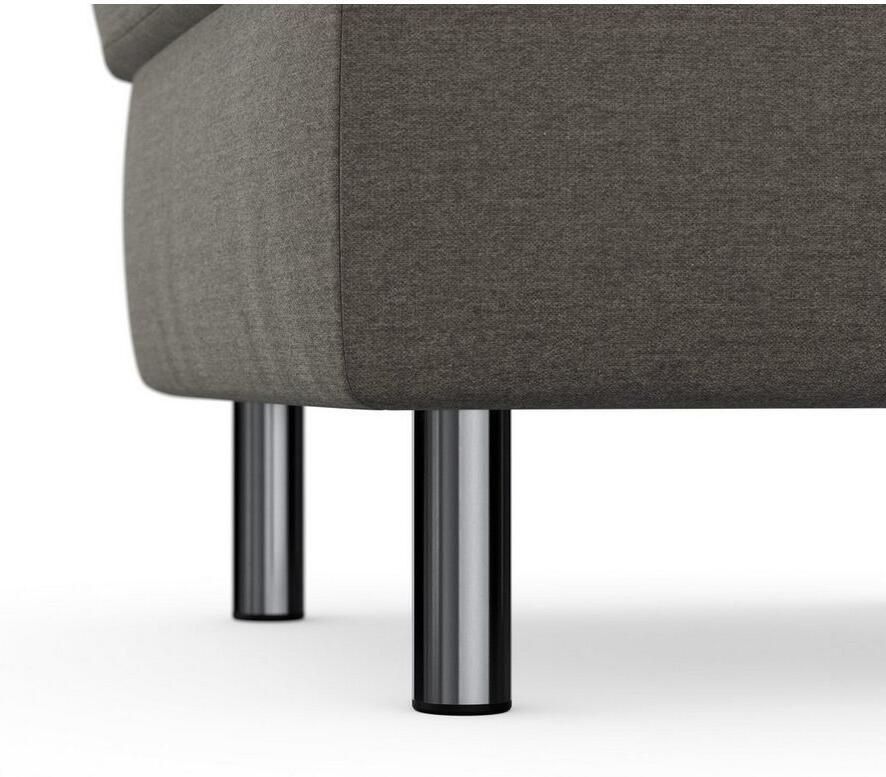 Sit&more Hocker met bergruimte Sinatra Zitoppervlak is afneembaar chroomkleurige metalen poten