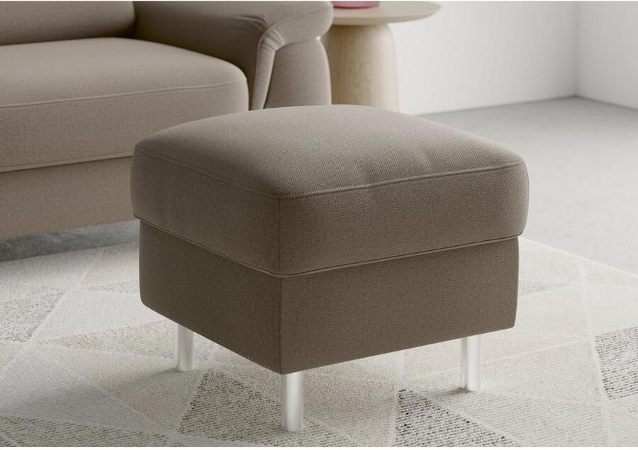 Sit&more Hocker met bergruimte Sinatra Zitoppervlak is afneembaar chroomkleurige metalen poten - Foto 4