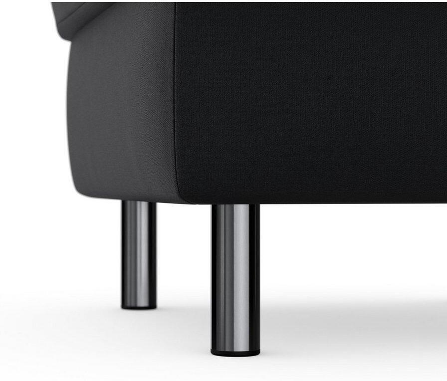 Sit&more Hocker met bergruimte Sinatra Zitoppervlak is afneembaar chroomkleurige metalen poten