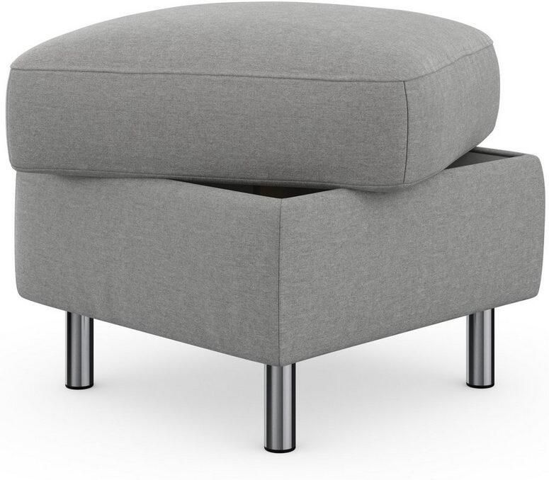 Sit&more Hocker met bergruimte Sinatra Zitoppervlak is afneembaar chroomkleurige metalen poten - Foto 8