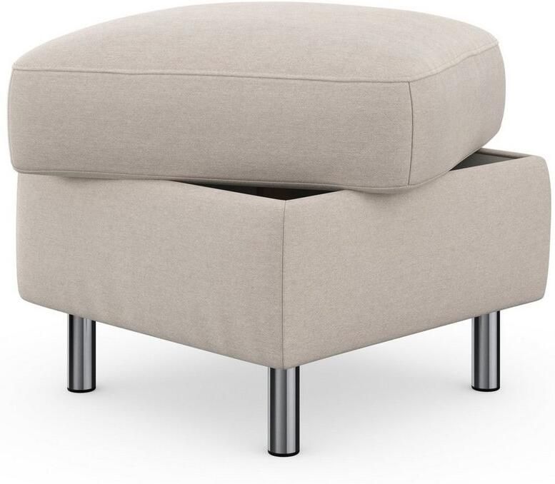 Sit&more Hocker met bergruimte Sinatra Zitoppervlak is afneembaar chroomkleurige metalen poten - Foto 8