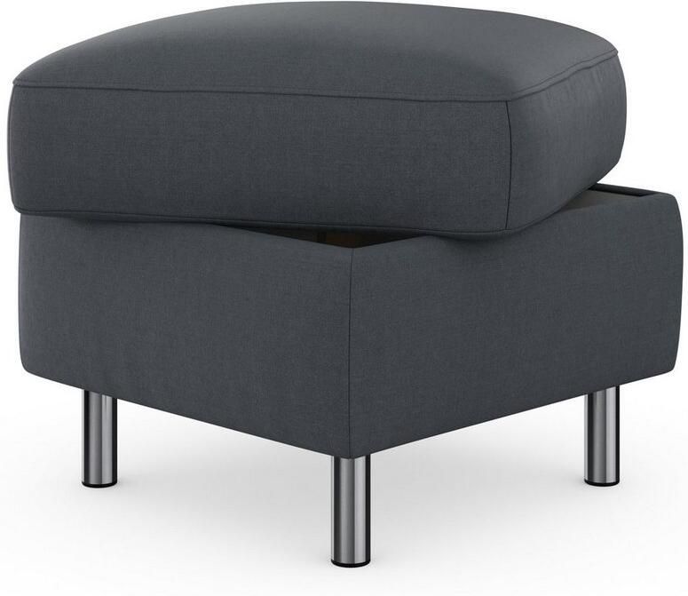 Sit&more Hocker met bergruimte Sinatra Zitoppervlak is afneembaar chroomkleurige metalen poten - Foto 8