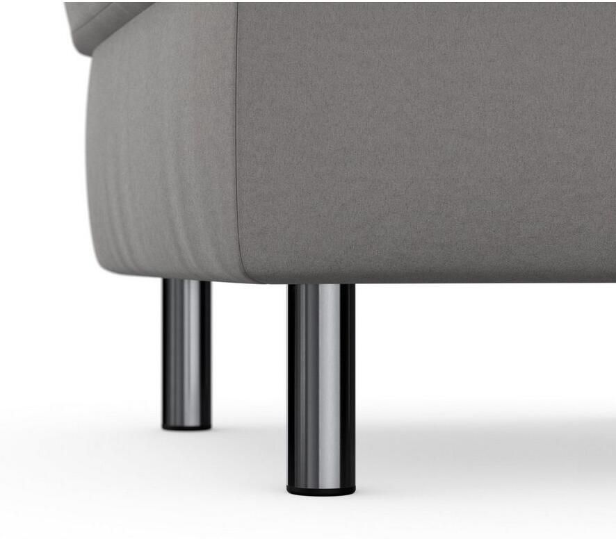 Sit&more Hocker met bergruimte Sinatra Zitoppervlak is afneembaar chroomkleurige metalen poten