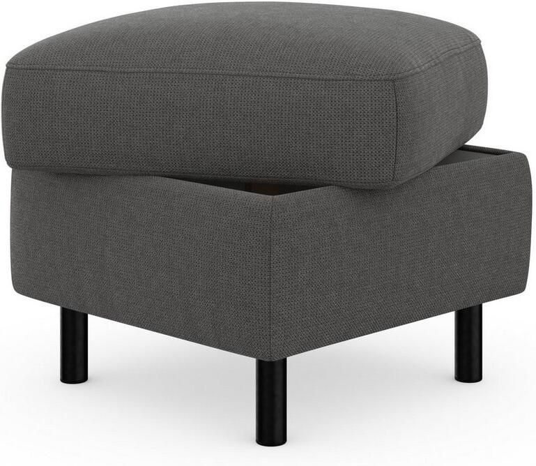 Sit&more Hocker met bergruimte Sinatra Zitoppervlak is afneembaar matzwarte metalen poten - Foto 9