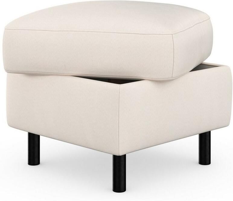 Sit&more Hocker met bergruimte Sinatra Zitoppervlak is afneembaar matzwarte metalen poten - Foto 9