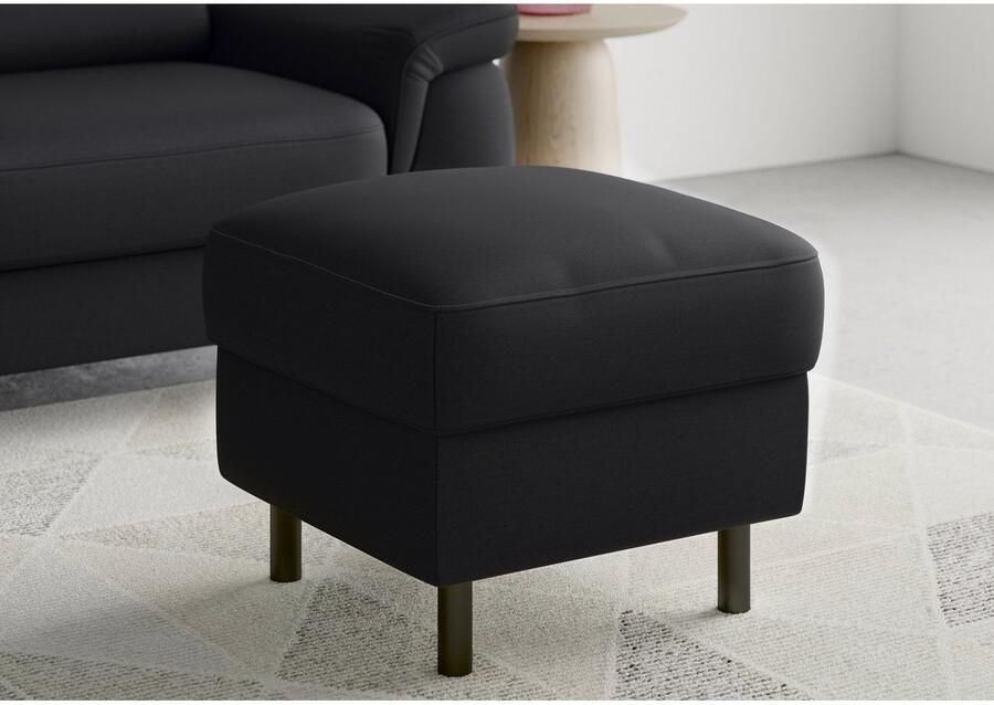 Sit&more Hocker met bergruimte Sinatra Zitoppervlak is afneembaar matzwarte metalen poten - Foto 5