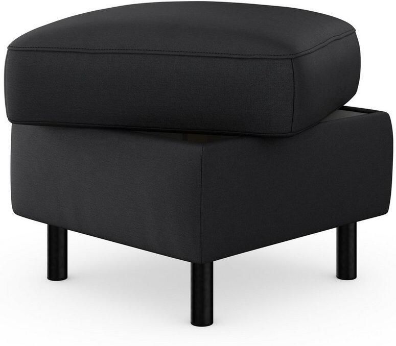 Sit&more Hocker met bergruimte Sinatra Zitoppervlak is afneembaar matzwarte metalen poten - Foto 9