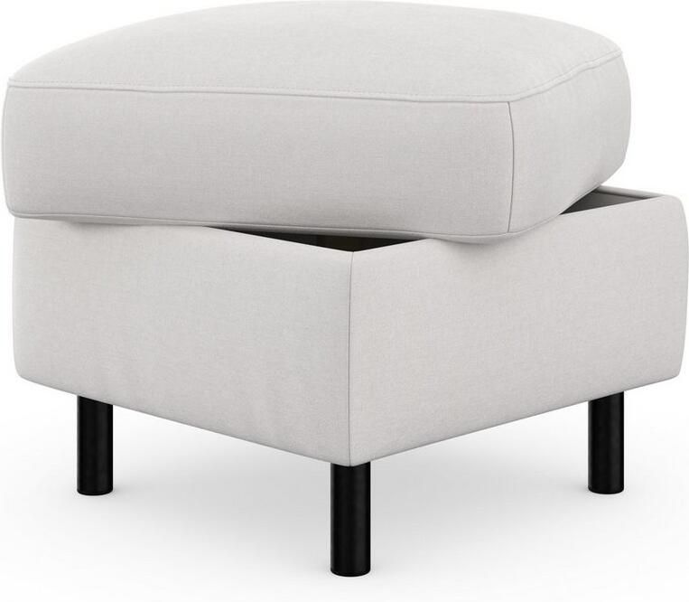 Sit&more Hocker met bergruimte Sinatra Zitoppervlak is afneembaar matzwarte metalen poten - Foto 9