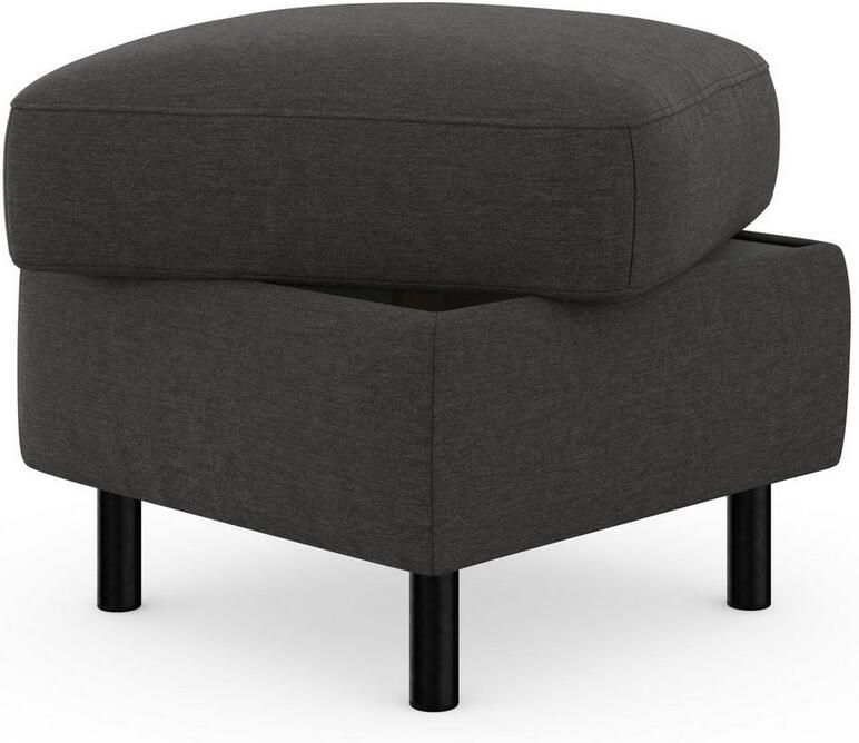 Sit&more Hocker met bergruimte Sinatra Zitoppervlak is afneembaar matzwarte metalen poten - Foto 8