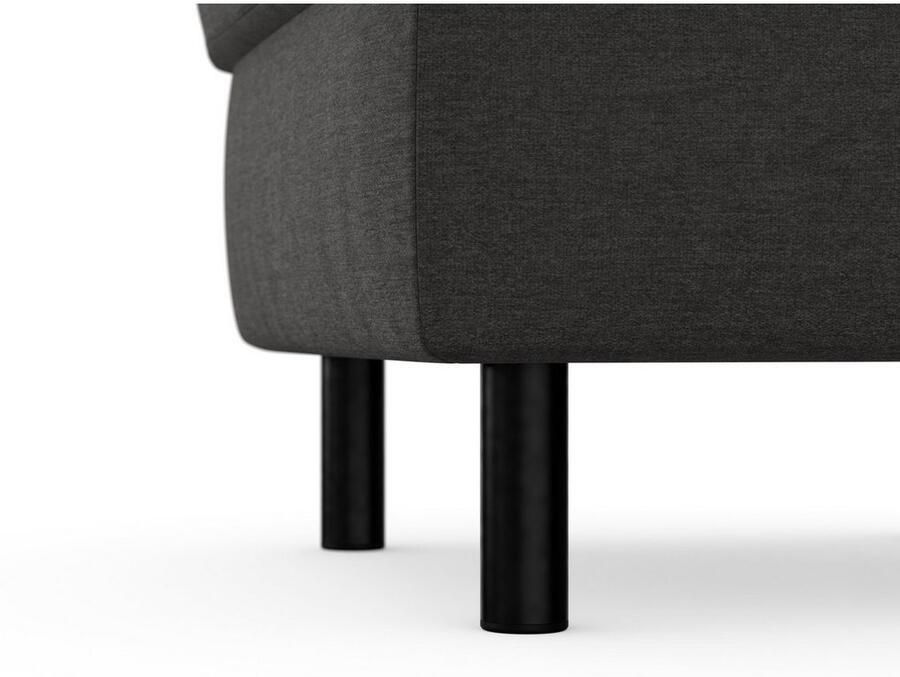Sit&more Hocker met bergruimte Sinatra Zitoppervlak is afneembaar matzwarte metalen poten - Foto 4