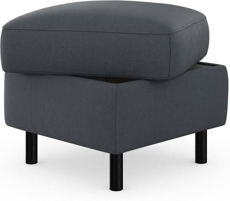 Sit&more Hocker met bergruimte Sinatra Zitoppervlak is afneembaar matzwarte metalen poten - Foto 8