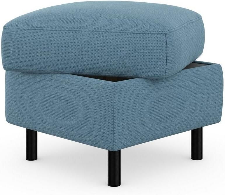 Sit&more Hocker met bergruimte Sinatra Zitoppervlak is afneembaar matzwarte metalen poten - Foto 9