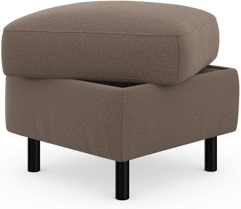 Sit&more Hocker met bergruimte Sinatra Zitoppervlak is afneembaar matzwarte metalen poten - Foto 9