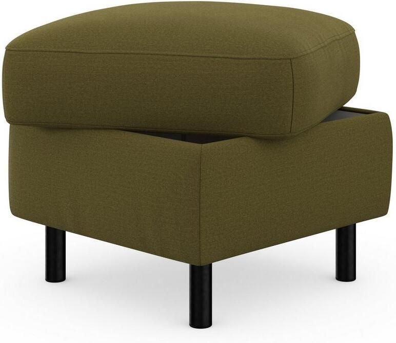 Sit&more Hocker met bergruimte Sinatra Zitoppervlak is afneembaar matzwarte metalen poten - Foto 9