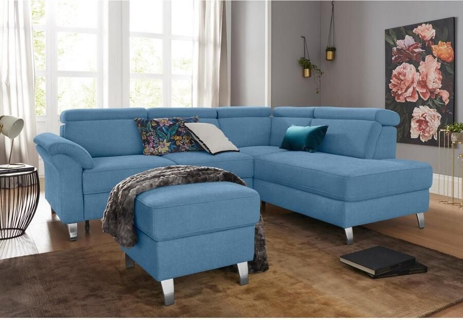 Sit&more Hoekbank Arngast L-vorm met verstelbare hoofdsteun en binnenvering - Foto 2