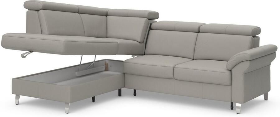 Sit&more Hoekbank Arngast L-vorm met verstelbare hoofdsteun en binnenvering - Foto 6