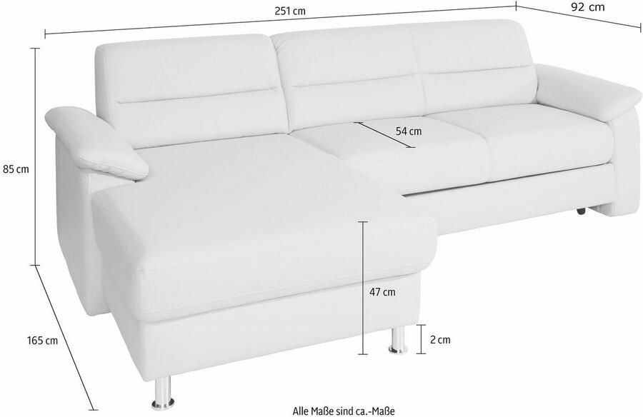 Sit&more Hoekbank Top Ascara L-vorm inclusief boxspring binnenveringsinterieur comfortabele binnenvering - Foto 4
