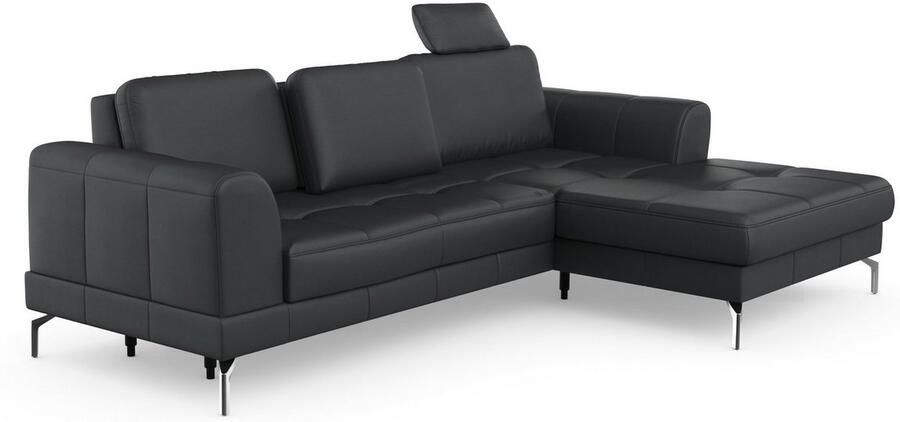 Sit&more Hoekbank Bendigo L-vorm inclusief zitdiepteverstelling bodemvrijheid 15 cm 2 pootkleuren - Foto 12