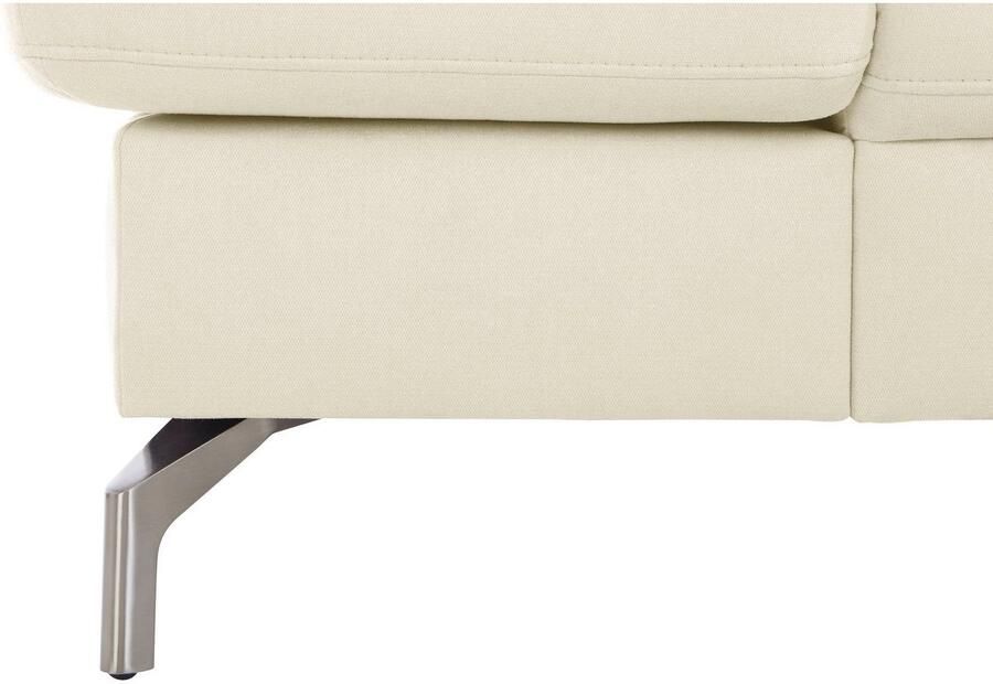 Sit&more Hoekbank Brisbane L-vorm Poothoogte 15 cm inclusief verstelbare zitdiepte armleuningen en hoofdeind - Foto 6