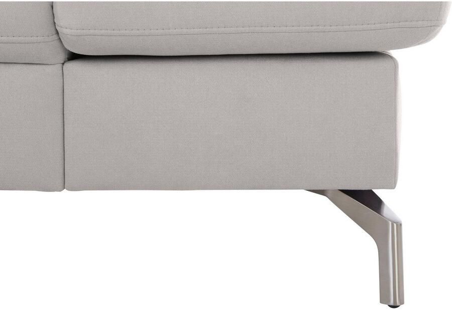 Sit&more Hoekbank Brisbane L-vorm Poothoogte 15 cm inclusief verstelbare zitdiepte armleuningen en hoofdeind - Foto 6