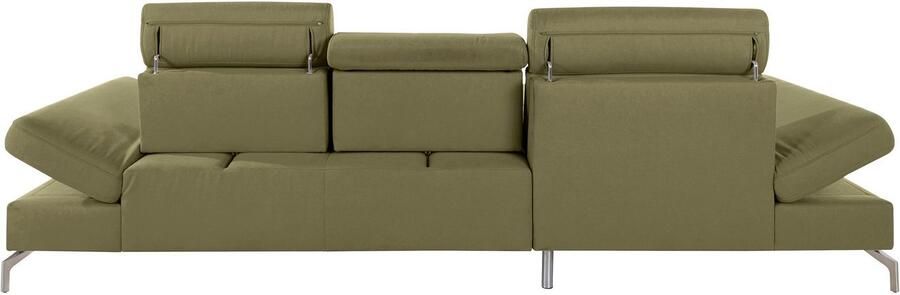 Sit&more Hoekbank Brisbane L-vorm Poothoogte 15 cm inclusief verstelbare zitdiepte armleuningen en hoofdeind - Foto 10