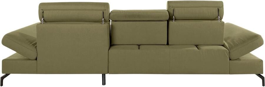 Sit&more Hoekbank Brisbane L-vorm Poothoogte 15 cm inclusief verstelbare zitdiepte armleuningen en hoofdeind - Foto 10