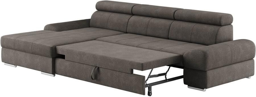 Sit&more Hoekbank Broadway L-vorm met verstelbare hoofdsteun naar keuze met slaapfunctie - Foto 4