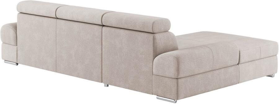 Sit&more Hoekbank Broadway L-vorm met verstelbare hoofdsteun naar keuze met slaapfunctie - Foto 3